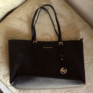Michael Kors black purse (strap needs repair)